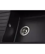 Кухонная мойка ROYS 1B1D BLACK METALLIC - 3