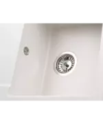 Кухонная мойка MODENA 1B1D WHITE ALABASTER 3