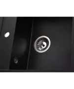 Кухонная мойка MODENA 1B BLACK METAL. - 3