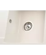 Кухонная мойка MODENA 1B1D WHITE 3