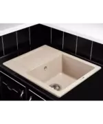 Кухонная мойка MODENA 1B1D BEIGE 2