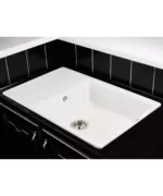 Кухонная мойка MODENA 1B1D WHITE ALABASTER 2