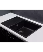 Кухонная мойка ROYS 1B1D BLACK METALLIC - 2