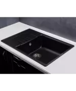 Кухонная мойка ROYS 1B1D BLACK - 2