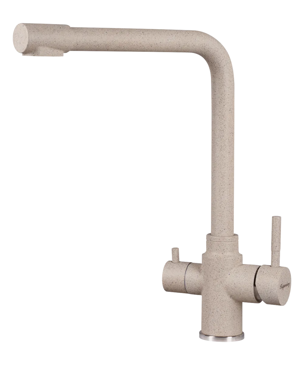 210901_lin_9195 Кухонный смеситель Geo KG2385CR BEIGE - 1