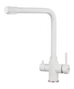 Кухонный смеситель Geo KG2385CR WHITE ALABAS.