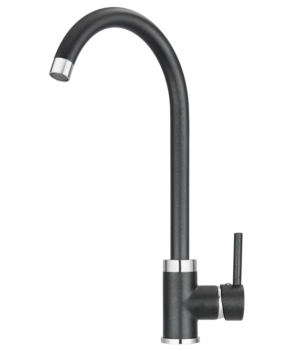 2125_shvarc Кухонный смеситель RIAKI ANTHRACITE - 1