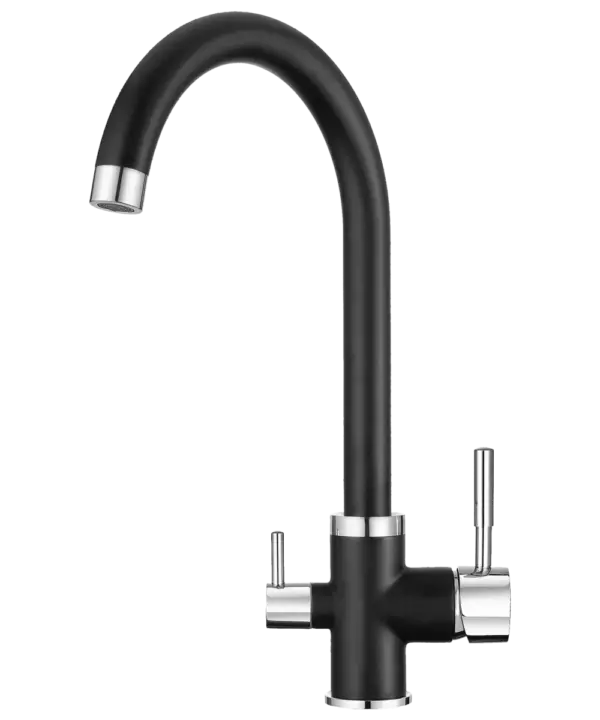 Кухонный смеситель KARIA  DEEP BLACK