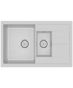 Кухонная мойка MODENA 60 NL 1,5B1D GREY ROCK - 1