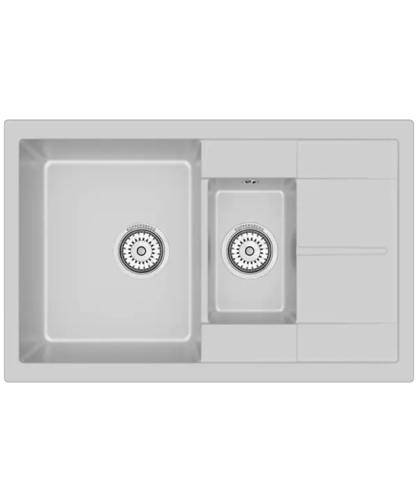 Кухонная мойка MODENA 60 NL 1,5B1D GREY ROCK