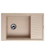 Кухонная мойка MILA 1B1D BEIGE - 1