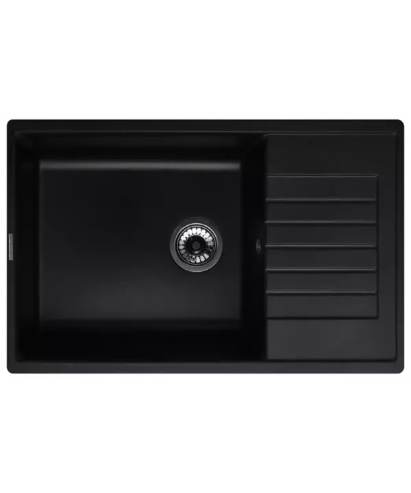 Кухонная мойка ROYS 1B1D BLACK - 1