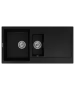 Кухонная мойка MODENA 1,5B2D BLACK METALLIC