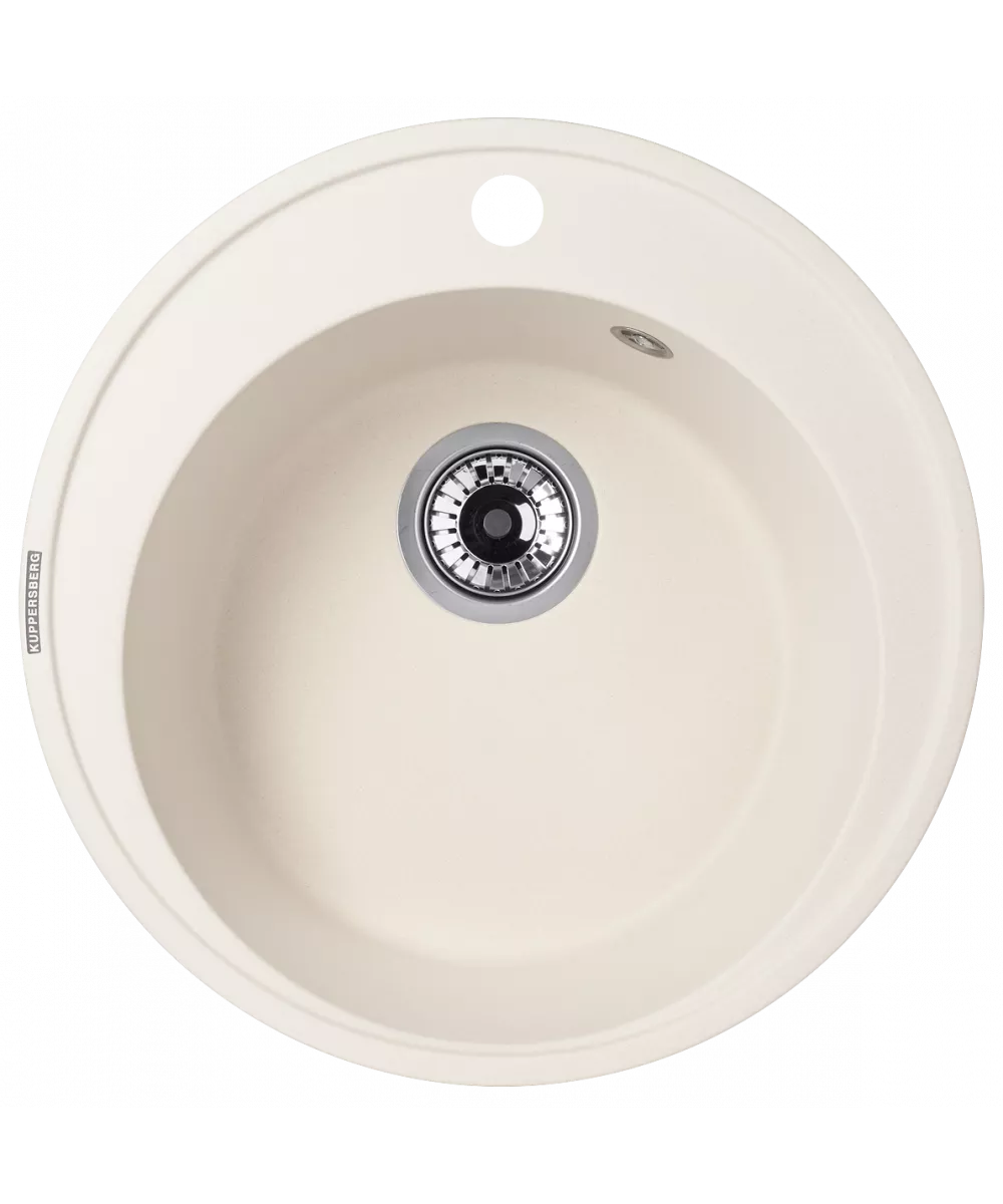 white Кухонная мойка BALI 1B WHITE - 1