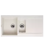 Кухонная мойка MODENA 1,5B2D WHITE - 1
