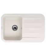 Кухонная мойка LIRA 1B1D WHITE
