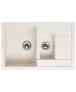 Кухонная мойка MODENA 1,5B1D WHITE