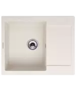 Кухонная мойка MODENA 1B1D WHITE