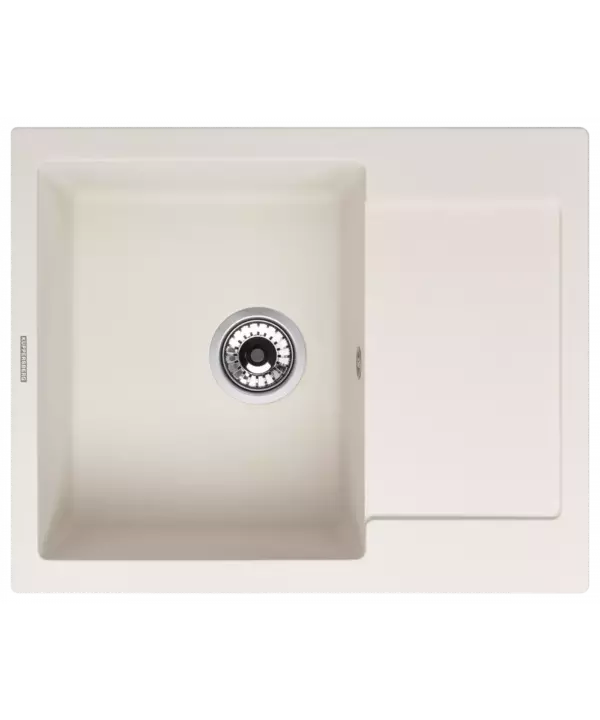 Кухонная мойка MODENA 1B1D WHITE