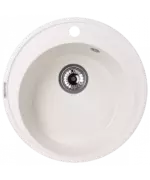 Кухонная мойка BALI 1B WHITE ALABAS.